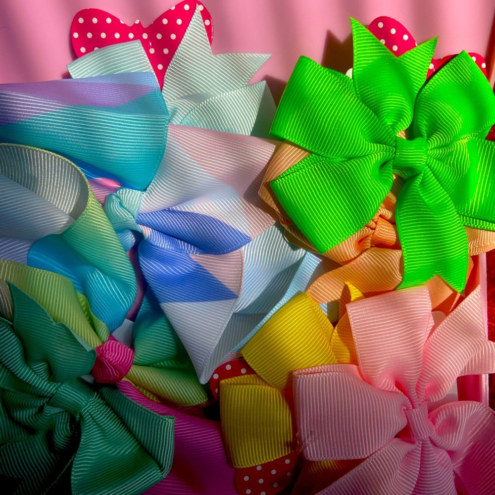 Beautiful girls hair accessories variety of color